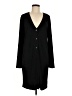 Sigrid Olsen Solid Black Casual Dress Size M - photo 1