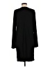 Sigrid Olsen Solid Black Casual Dress Size M - photo 2
