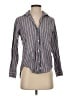 Grayson 100% Cotton Stripes Gray Long Sleeve Button-Down Shirt Size XS (1) - photo 1