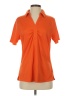 Cutter & Buck 100% Polyester Orange Short Sleeve Polo Size S - photo 1