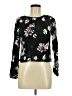 A.L.C. 100% Silk Black Long Sleeve Silk Top Size 6 - photo 1