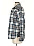 L.L.Bean Plaid Blue Long Sleeve Button-Down Shirt Size S - photo 5