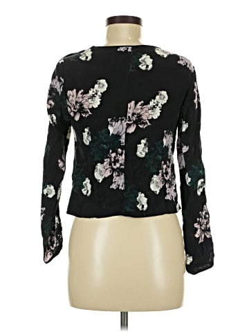 A.L.C. Long Sleeve Silk Top (view 2)