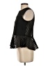 JOA 100% Polyester Black Sleeveless Blouse Size XS - photo 5