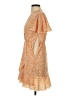 Shein 100% Polyester Paisley Orange Casual Dress Size 4 - photo 5