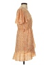 Shein 100% Polyester Paisley Orange Casual Dress Size 4 - photo 4