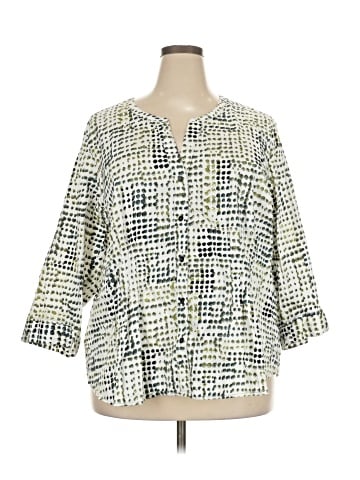 Nic + Zoe 3/4 Sleeve Blouse (view 1)