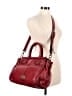Fossil 100% Leather Red Burgundy Leather Satchel One size - photo 2