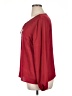 Kasper 100% Polyester Red Long Sleeve Blouse Size XL - photo 5