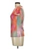 Bar III Tie-dye Orange Short Sleeve Top Size L - photo 5