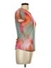 Bar III Tie-dye Orange Short Sleeve Top Size L - photo 4