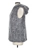 CoffeeShop 100% Polyester Gray Faux Fur Vest Size M - photo 5
