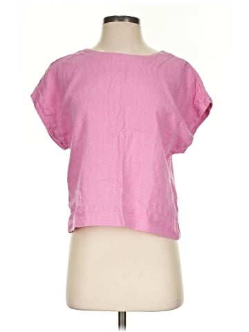 Madewell 100% Linen Square-Back Crewneck Top (view 1)