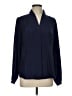 Soft Surroundings 100% Polyester Blue Long Sleeve Blouse Size L - photo 1