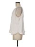 Ann Taylor LOFT 100% Polyester Ivory Sleeveless Blouse Size M - photo 5