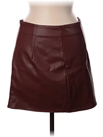 Tinseltown Faux Leather Skirt (view 1)