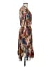 Sundance 100% Cupro Print Brown Cocktail Dress Size M - photo 4