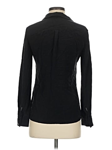 GUESS by Marciano Long Sleeve Silk Top (view 2)
