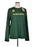 Nike 100% Polyester Green Long Sleeve T-Shirt Size XL - photo 1