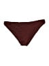 Eberjey Solid Burgundy Swimsuit Bottoms Size L - photo 1