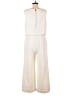 Black Label by Chico's Solid Ivory Jumpsuit Size Med (1.5) - photo 2
