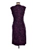 Chaps Paisley Purple Cocktail Dress Size L - photo 2