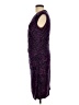 Chaps Paisley Purple Cocktail Dress Size L - photo 5
