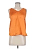 Ann Taylor LOFT 100% Polyester Orange Sleeveless Blouse Size XS - photo 1