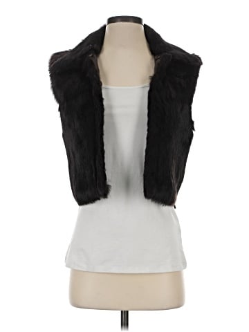Theory Faux Fur Vest (view 1)