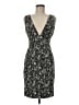 Alice + Olivia Print Black Cocktail Dress Size 6 - photo 1