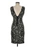 Alice + Olivia Print Black Cocktail Dress Size 6 - photo 2