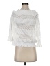 Deletta 100% Polyester White 3/4 Sleeve Blouse Size S - photo 1