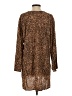 Robin Piccone 100% Cotton Animal Print Brown 3/4 Sleeve Blouse Size L - photo 2