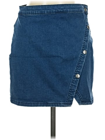 We the Free Denim Skirt (view 1)