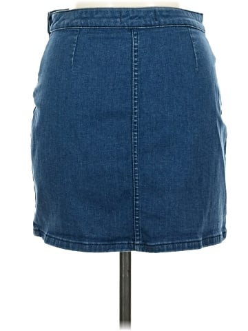 We the Free Denim Skirt (view 2)