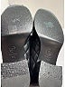 Chanel 100% Leather Gray Black Loafers Size EU 38 1/2 - photo 7