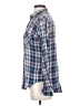 Current/Elliott Plaid Blue Long Sleeve Button-Down Shirt Size XS (0) - photo 5