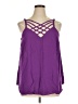 Torrid Purple Sleeveless Blouse Size 1X Plus (1) - photo 1