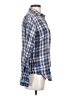 Current/Elliott Plaid Blue Long Sleeve Button-Down Shirt Size XS (0) - photo 4