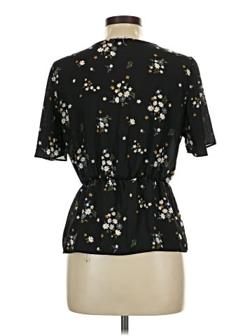 Pink Rose Short Sleeve Blouse (view 2)