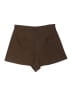 Zara Chevron-herringbone Brown Shorts Size L - photo 1