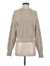 Free People Metallic Tan Turtleneck Sweater Size S - photo 1
