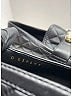 Chanel 100% Leather Gray Black Loafers Size EU 38 1/2 - photo 4