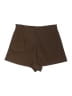 Zara Chevron-herringbone Brown Shorts Size L - photo 2