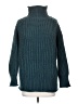 VICI Solid Teal Turtleneck Sweater Size S - photo 1