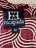 Escapada 100% Rayon Burgundy Sleeveless Blouse Size M - photo 7