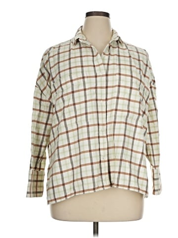 Everlane 3/4 Sleeve Button-Down Shirt (view 1)