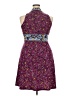 Wisp Paisley Purple Casual Dress Size 8 - photo 2