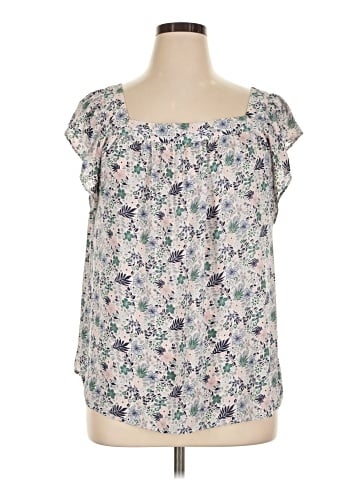 Ann Taylor LOFT Short Sleeve Blouse (view 1)