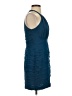 Madison Marcus 100% Silk Blue Cocktail Dress Size S - photo 4